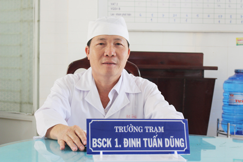 Bác sĩ CKI Đinh Tuấn Dũng, Trưởng trạm y tế xã Trường Xuân A.