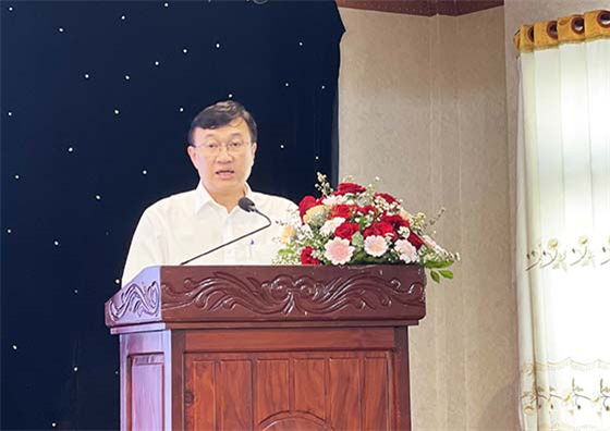 Ông Nguyễn Vũ Thượng, Phó Viện trưởng Viện Pasteur phát biểu khai mạc.